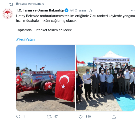 İtfaiye Tanklarımızı Teslim Ettik!